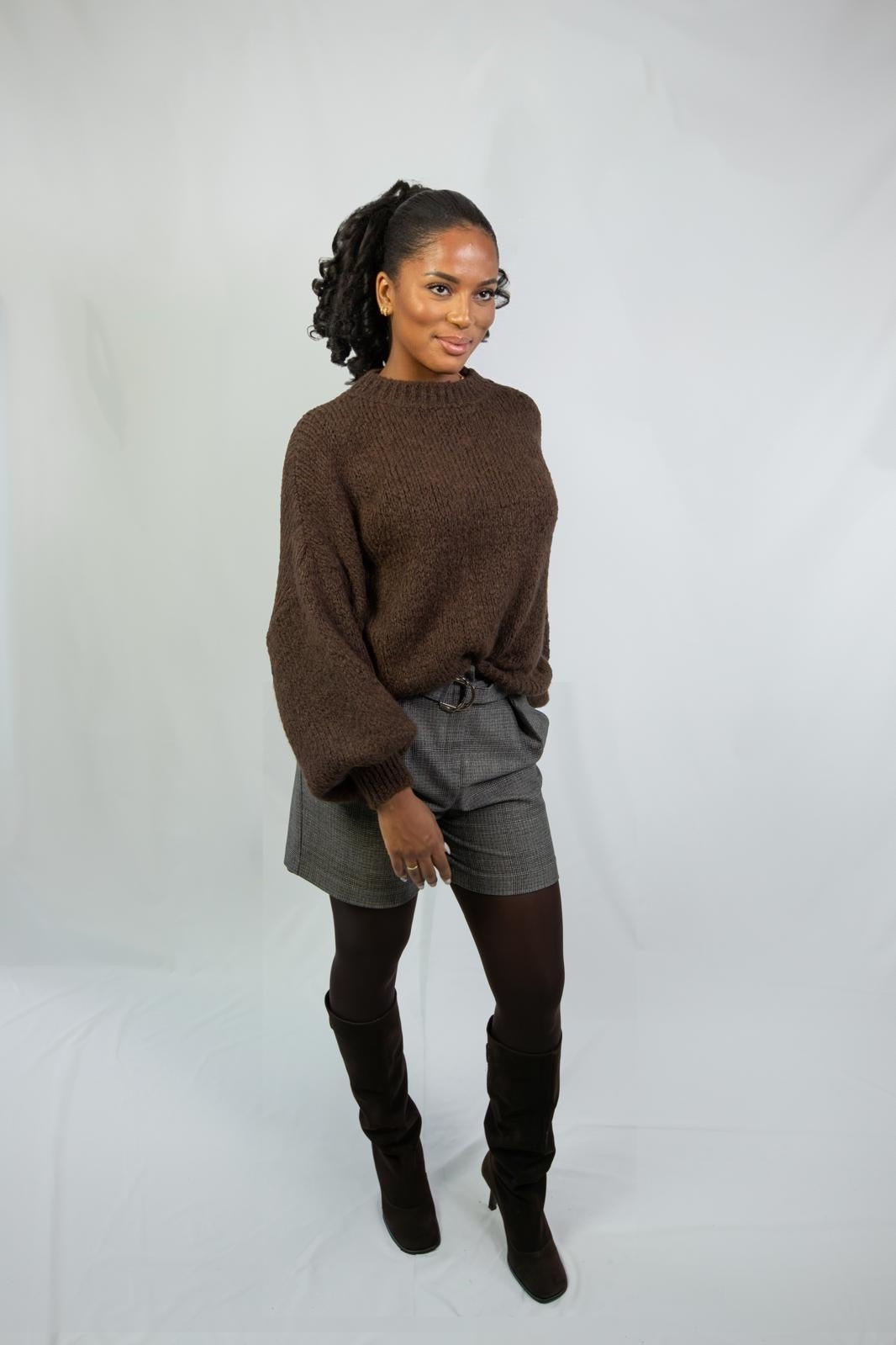 Oversized Knit Sweater – Sidraa Paris